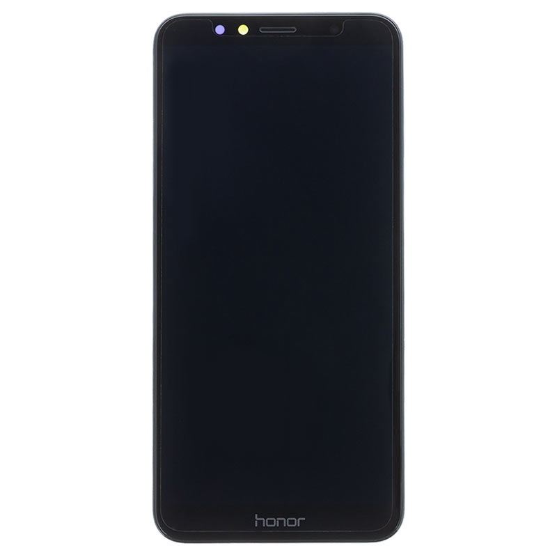 Huawei Honor 7A (AUM-AL00) LCD Display + Touchscreen + Frame Incl. Battery and Parts 02351WDU Black