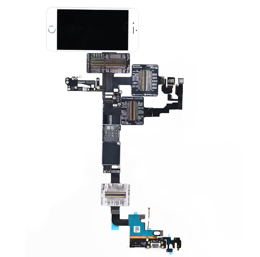 QianLi Toolplus iBridge PCBA Testing Cable for Front/Rear camera/ Dock Connector / Touch Connector - for iPhone 8
