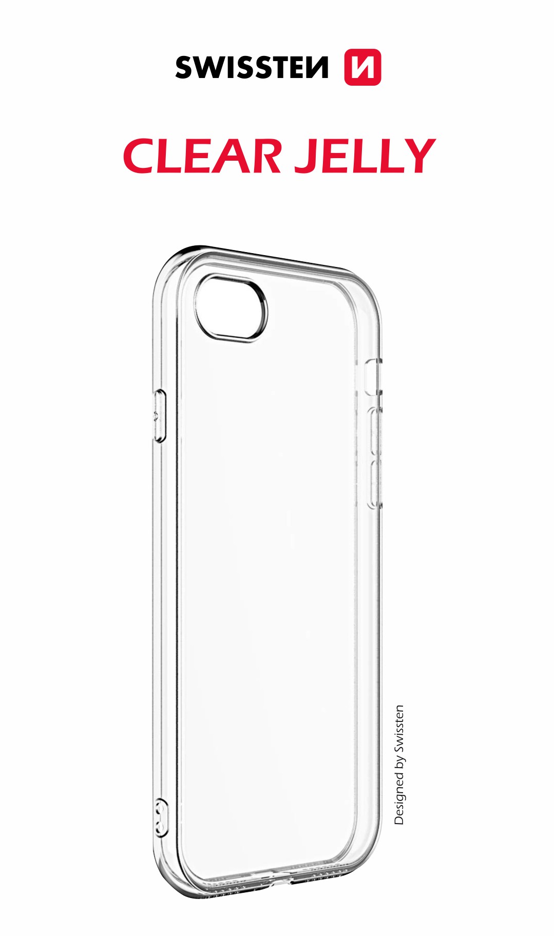 Swissten iPhone 13 Pro Clear Jelly TPU Case - 32802854 - 1.5mm - Transparant
