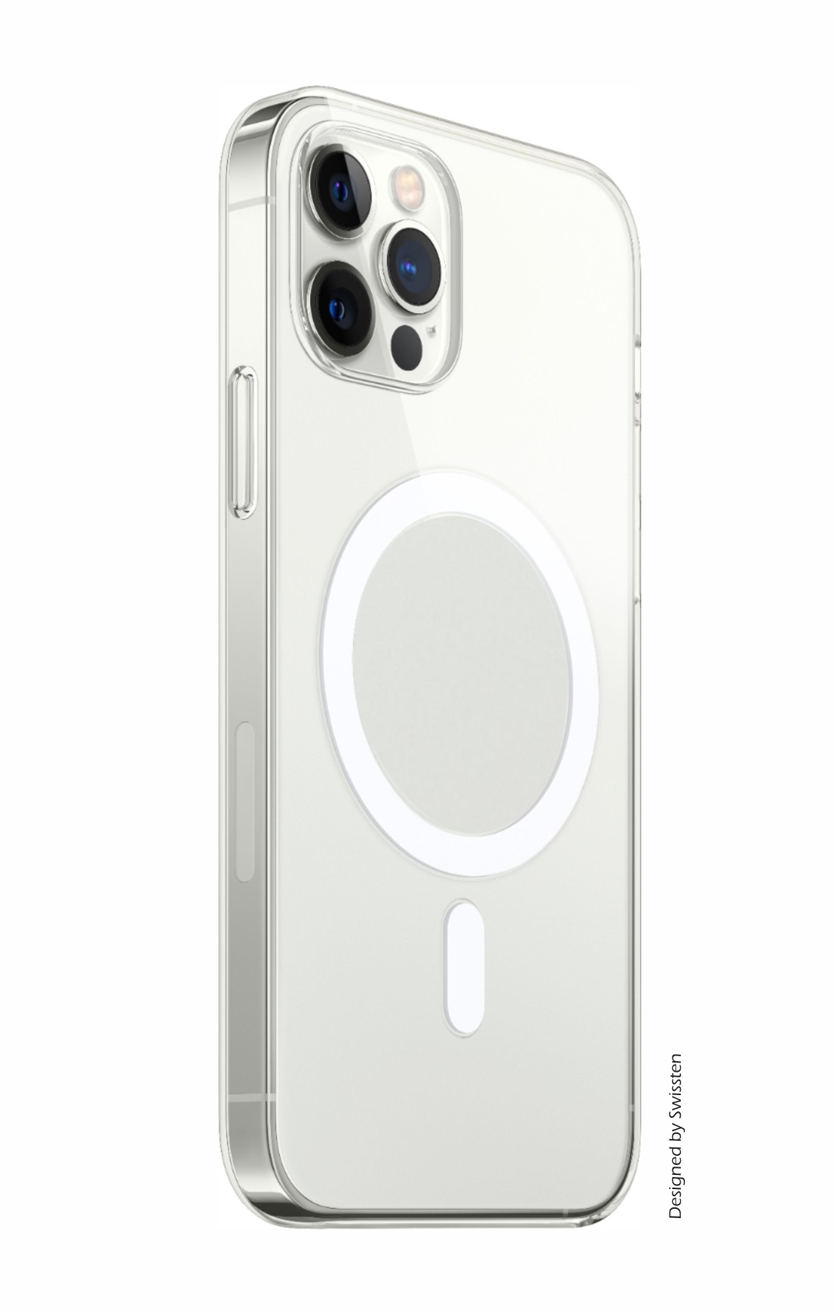 Swissten iPhone 13 Magstick Case - 33001700 - For Magsafe Charging - Transparant