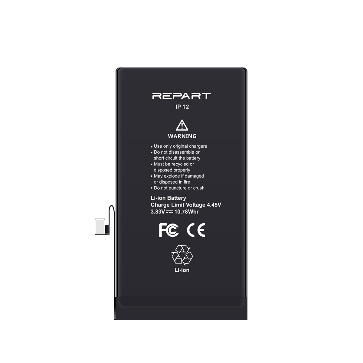 Apple iPhone 12/iPhone 12 Pro Battery - REPART PRIME - High Capacity - 3250 mAh