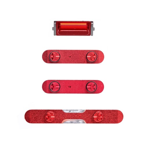 Apple iPhone 12 Side Plugs Set - Red