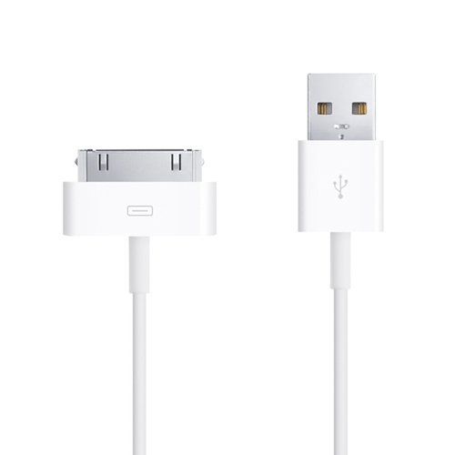 iPhone 30-pin to USB Cable - White - 100cm