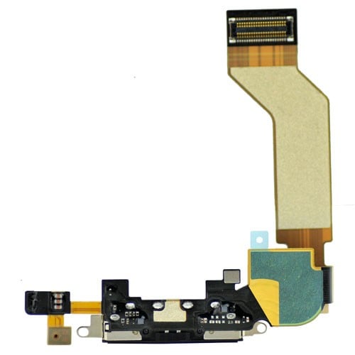Apple iPhone 4S Charge Connector Flex Cable  Black