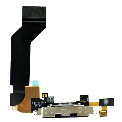 Apple iPhone 4S Charge Connector Flex Cable  Black
