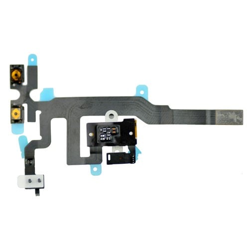 Apple iPhone 4S Headphone Jack Flex Cable With Volume Button Flex Cable White 
