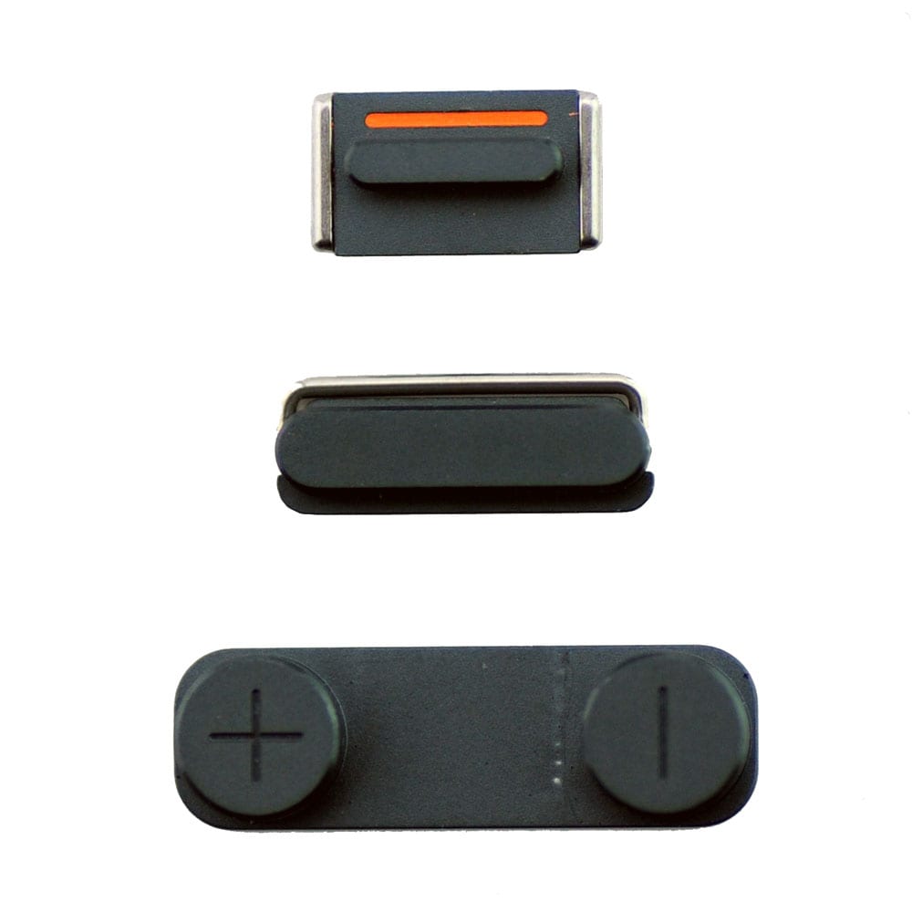Apple iPhone 5S/iPhone 5G/iPhone SE Side Plugs Set Black