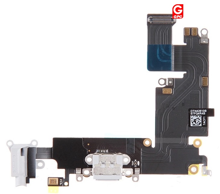 Apple iPhone 6 Plus Charge Connector Flex Cable With Microphone Module Space Gray