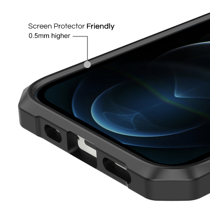 Livon Survival Shield Case for iPhone 6/7/8/SE 2020 - Deep Black