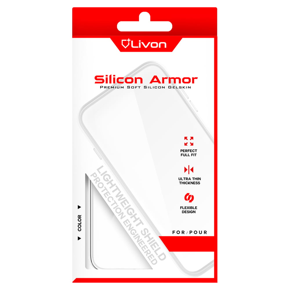 Livon Samsung SM-A405F Galaxy A40 Silicon Armor - Clear
