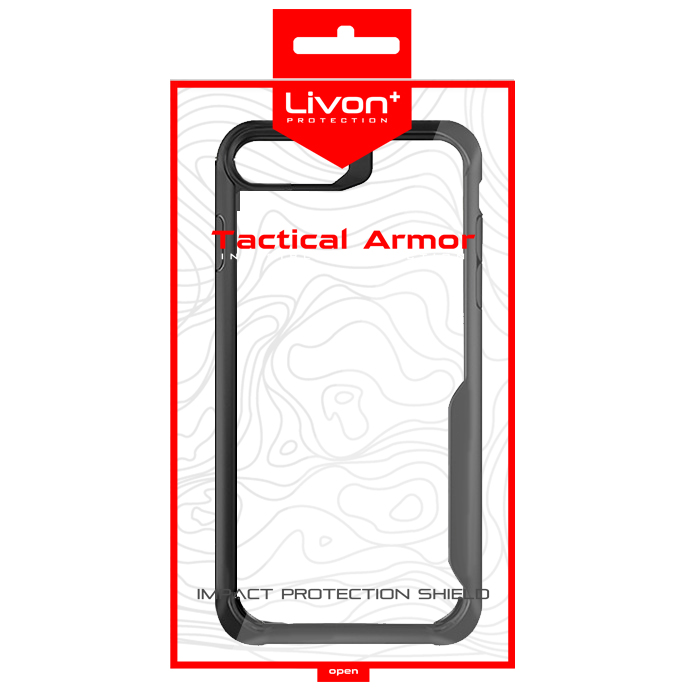 Livon Apple iPhone X/iPhone XS Tactical Armor - Neo Shield - Black