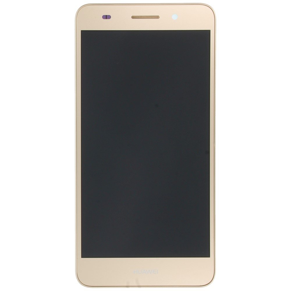Huawei Y6 II (CAM-L21) LCD Display + Touchscreen + Frame 02350VUK Incl. Battery and Parts Gold