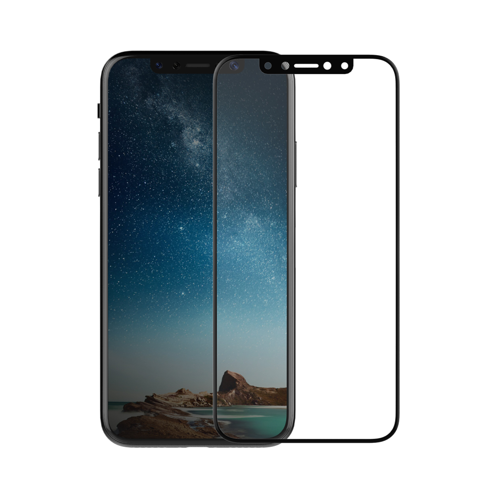Livon Apple iPhone X/iPhone XS/iPhone 11 Pro Tempered Glass Full 3D Armor - Black