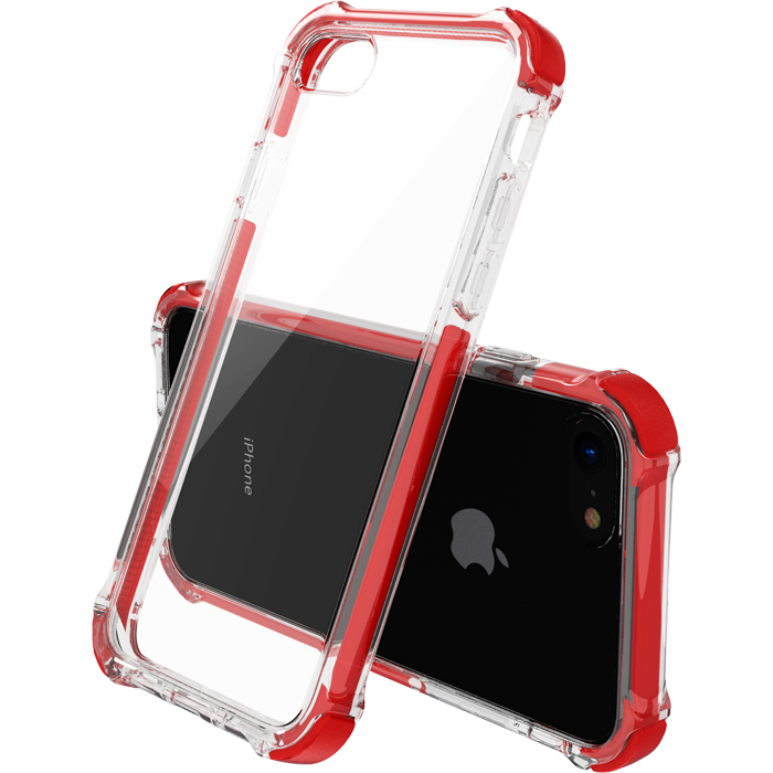Livon Apple iPhone 7/iPhone 8 Tactical Armor - Shock Shield - Red