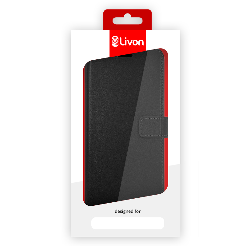 Livon iPhone 12 Mini Booklet - Black