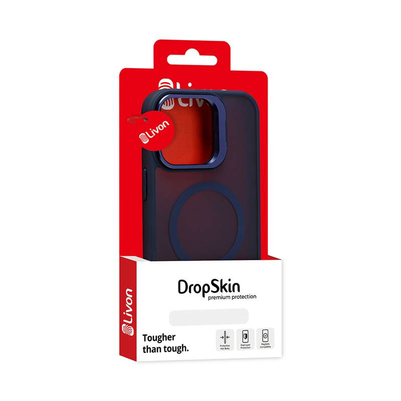 Livon iPhone 15 Plus DropSkin - Blue