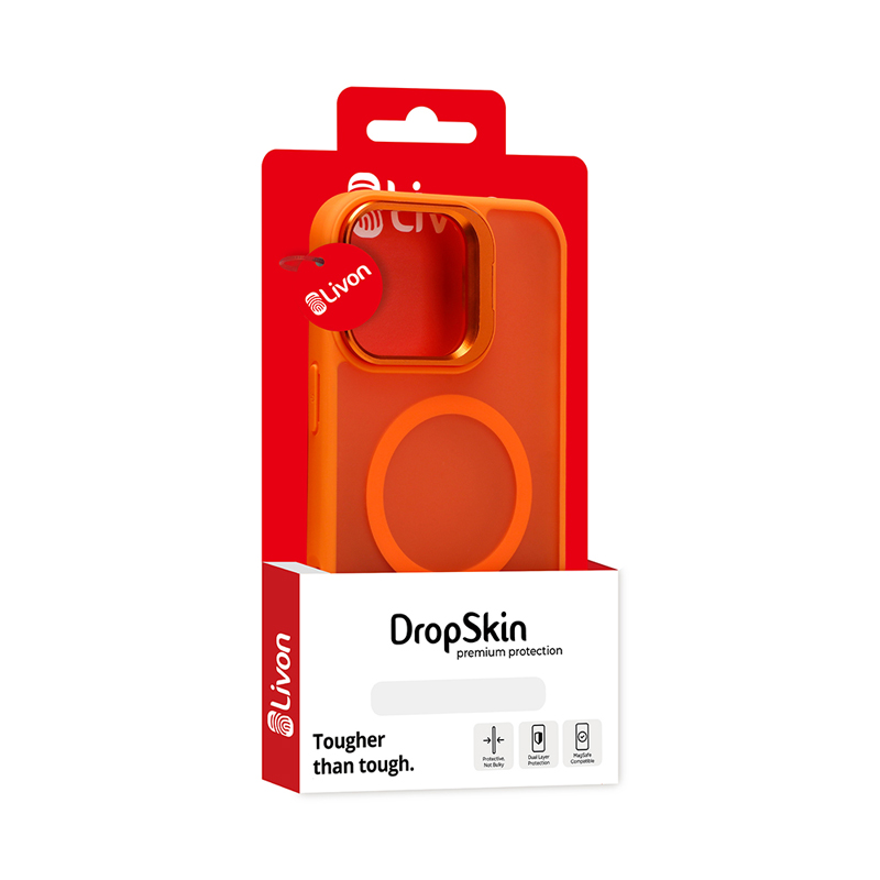 Livon iPhone 16 DropSkin - Orange