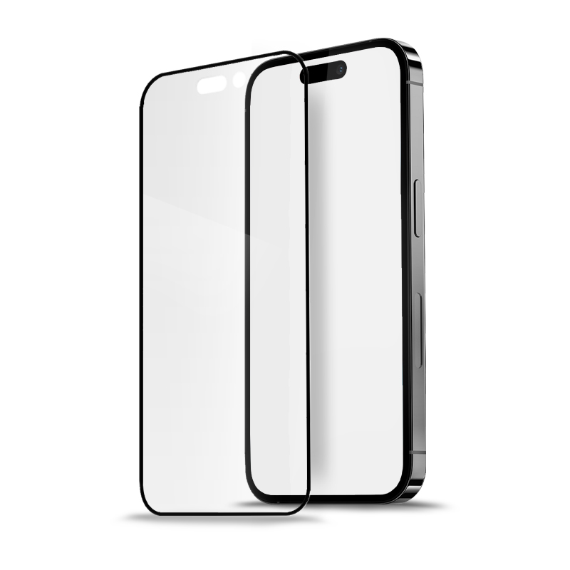 Livon iPhone 7 Plus/iPhone 8 Plus Tempered Glass - FullyShield - Black