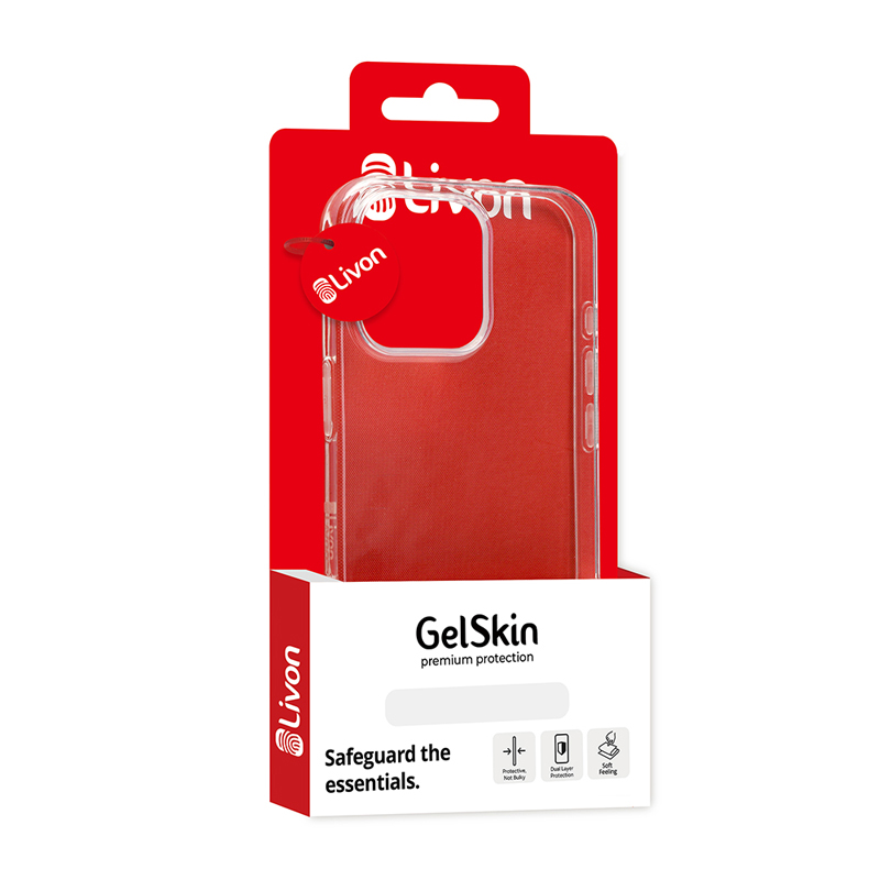 Livon iPhone 15 Pro Max Gelskin  - Transparant