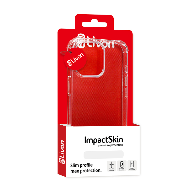 Livon iPhone 14 Pro Impactskin - Transparant