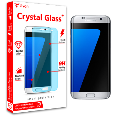 Livon Samsung G935F Galaxy S7 Edge Tempered Glass  Black