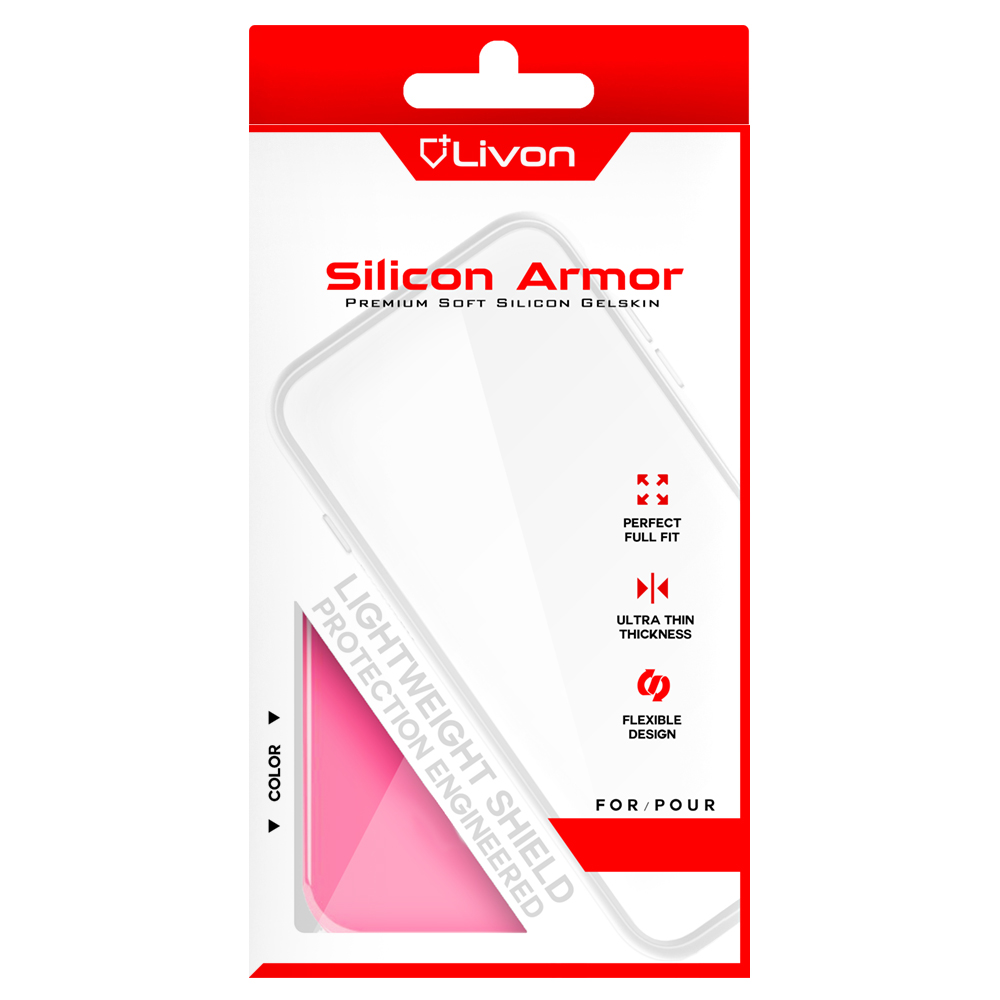 Livon Apple iPhone 7/iPhone 8/iPhone SE (2020) Silicon Armor - Pink