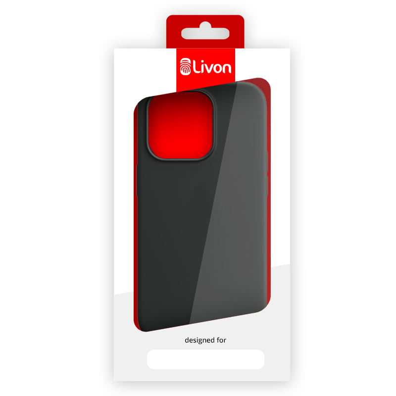 Livon iPhone 12 Mini SoftSkin - Black