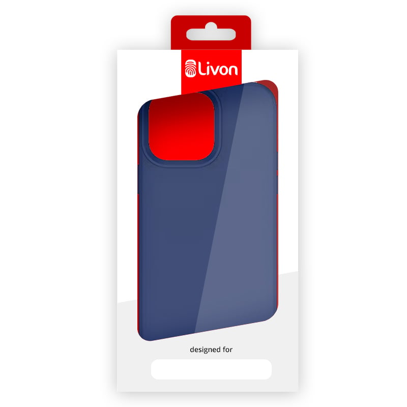 Livon iPhone 14 Plus SoftSkin - Blue