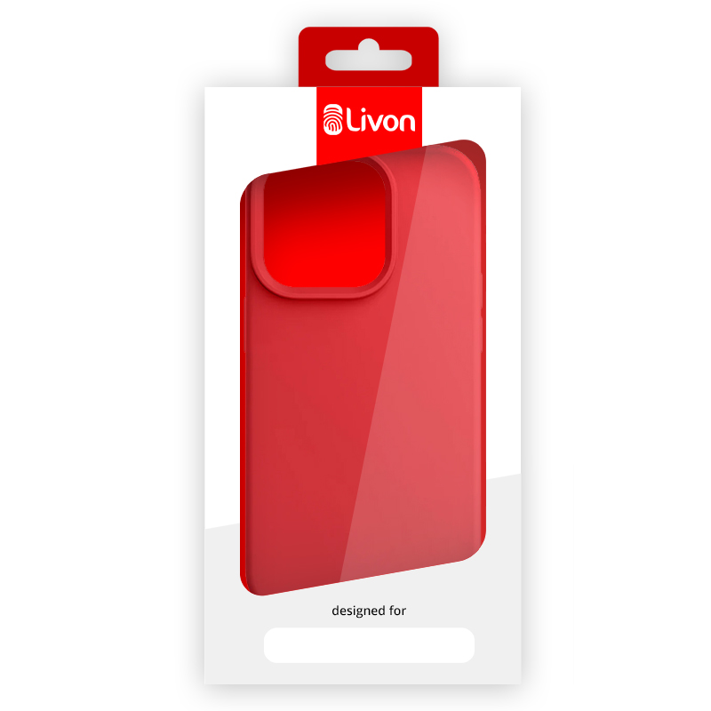 Livon iPhone 13 SoftSkin - Red