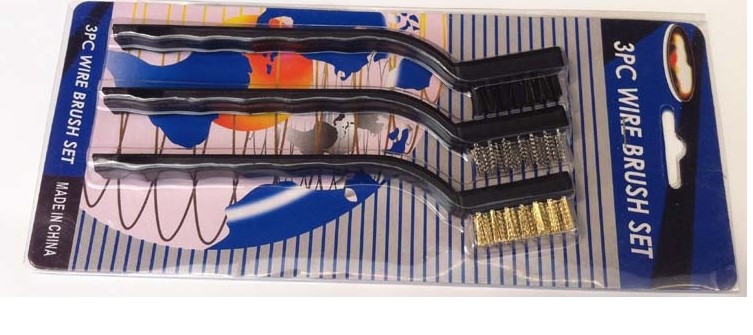 Micro Wire Brush Set 3 in 1