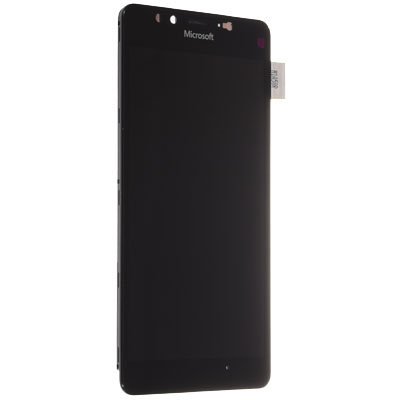 Microsoft Lumia 950 LCD Display + Touchscreen + Frame With Power and Volume Flex 00814d7 Black