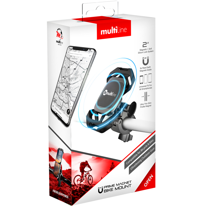Multiline Dual Prime Magnet Phone Holder for Motorcycle & Bicycle - M4S-MB2 - MWBM700