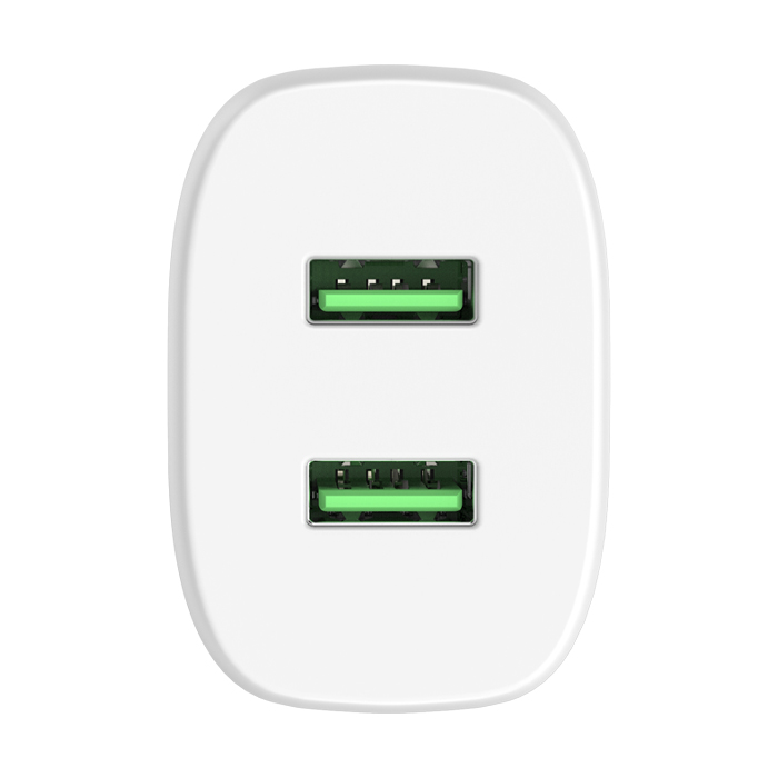Multiline Power Dual Adapter - 2.4A incl. Type-C USB Cable