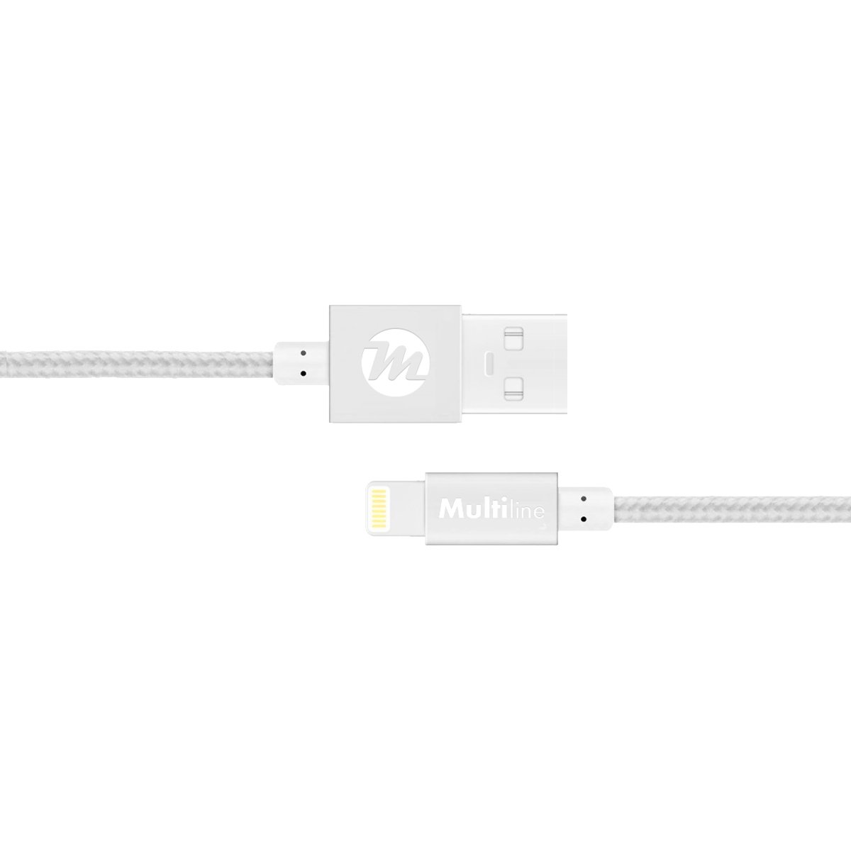 Multiline Lux Lightning Cable 1.2m Bright Silver