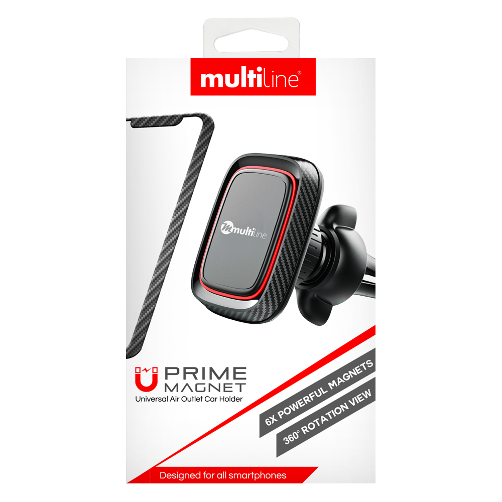 Multiline PrimeMagnet Air Outlet in-car Smartphone Holder - MWCF55