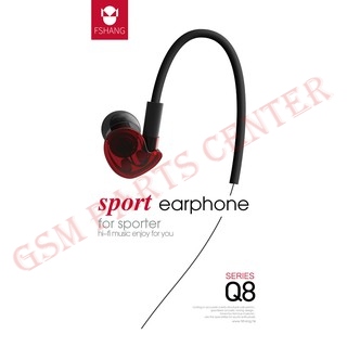 Fshang Smartphones Headset - Q8 Series - Red