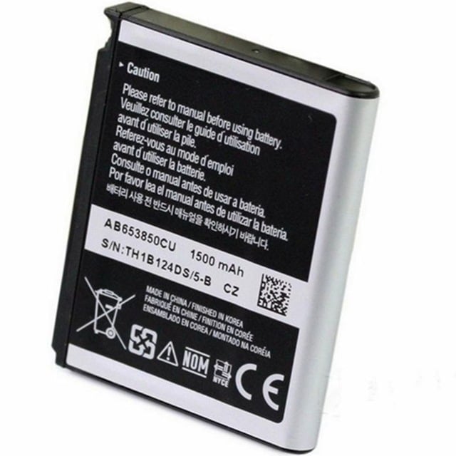 Samsung I8000 Omnia II/I900 Omnia/i9020 Google Nexus S Battery AB653850CU - 1500 mAh 