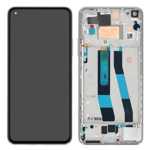 Xiaomi Mi 11 Lite 5G NE (2109119DG) LCD Display + Touchscreen + Frame - 5600040K9D00 - White
