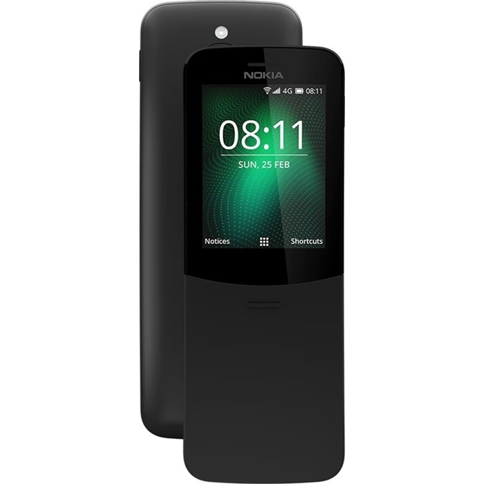 Nokia 8110DS - Dual SIM - 4GB - Black