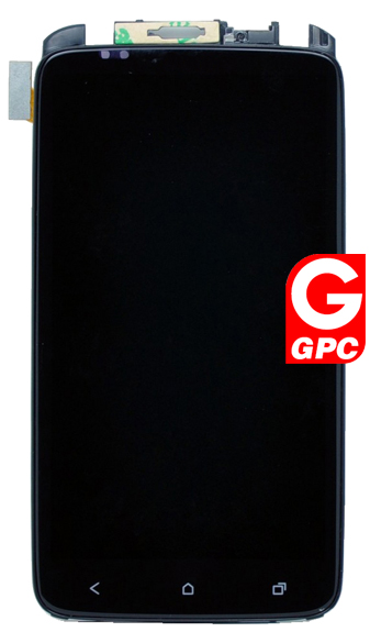HTC One X LCD Display + Touchscreen + Frame  Black