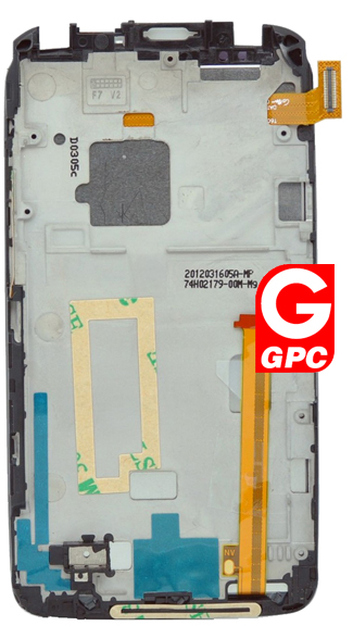 HTC One X LCD Display + Touchscreen + Frame  Black