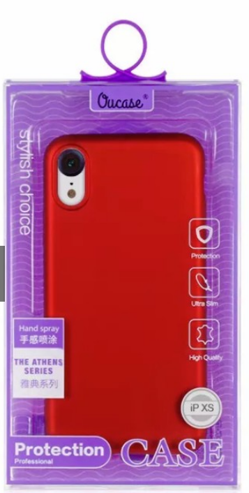 Apple Oucase iPhone XR Hard Case  - Athens series -  Red