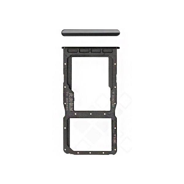 Huawei P30 Lite (MAR-LX1M) Simcard holder + Memorycard Holder 51661LWL Black