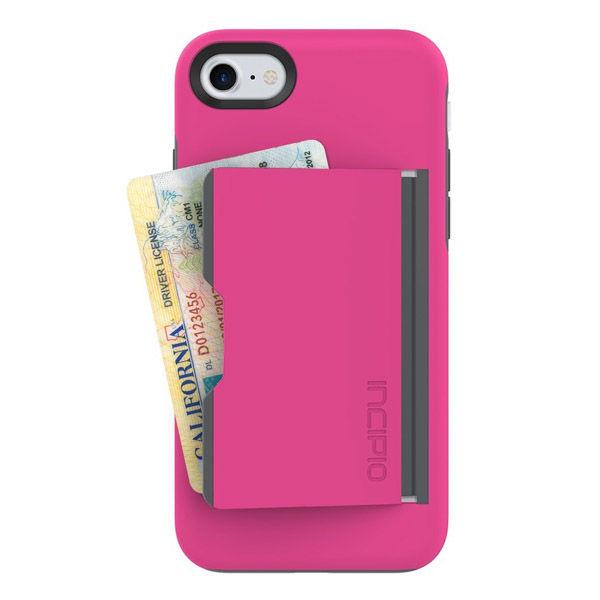  Incipio - iPhone 6 Plus/iPhone 6S Plus - Credit Card With Kick Stand Case - Pink