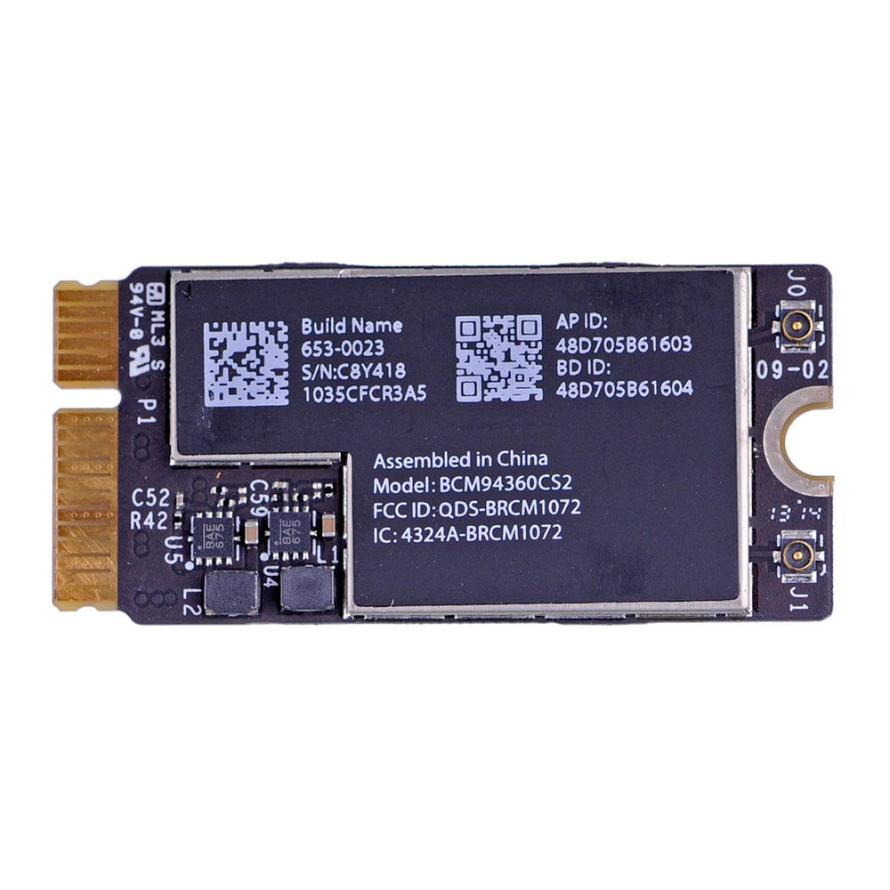 Apple MacBook Air 13 Inch - A1369/MacBook Air 13 Inch - A1466/MacBook Air 11 Inch - A1370/MacBook Air 11 Inch - A1465 Airport Card #BCM94360CS2 (2013 - 2015) 