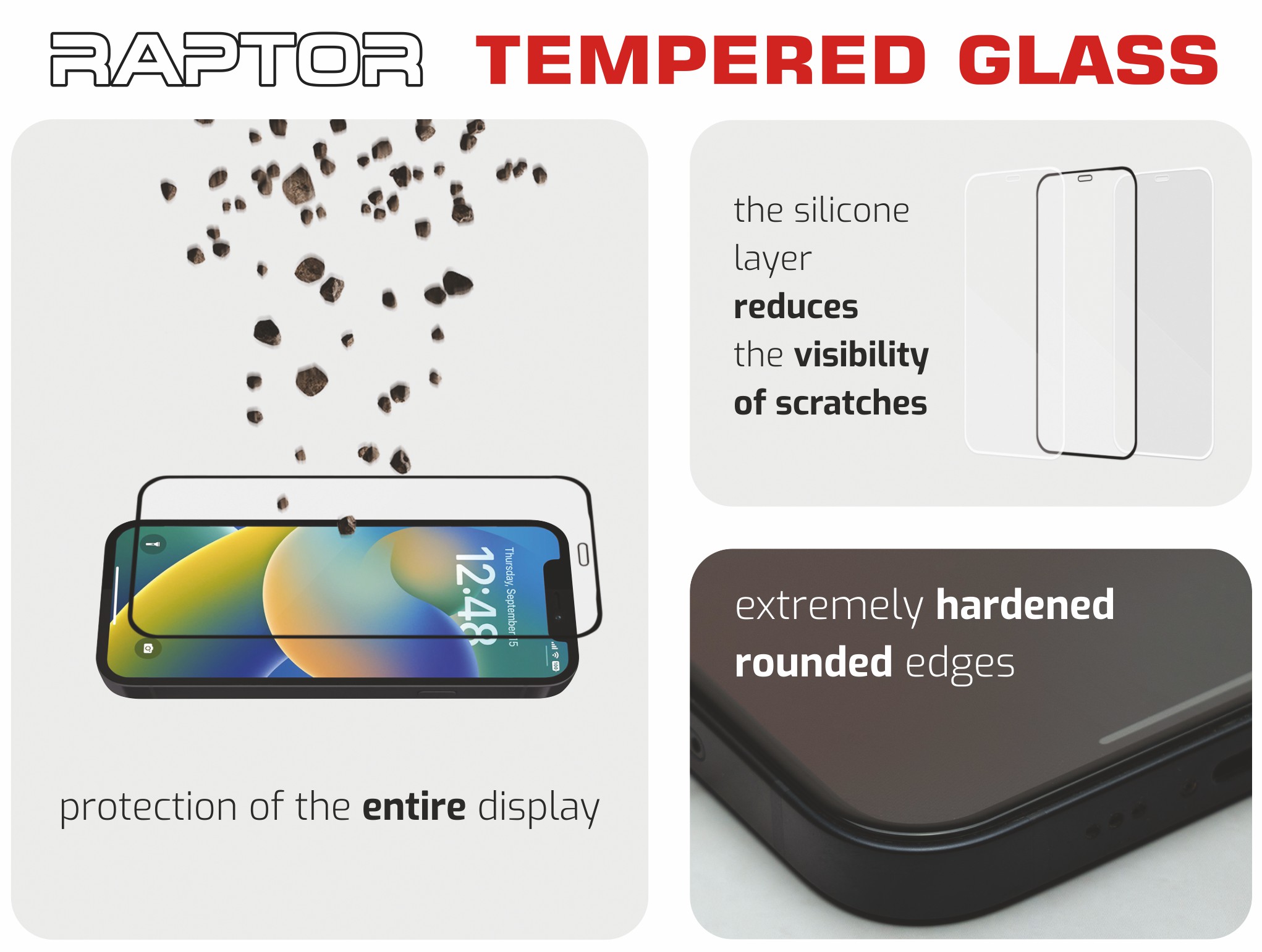 Swissten SM-A175F Galaxy A17 4G/SM-A176B Galaxy A17 5G Raptor Tempered Glass - 84501864