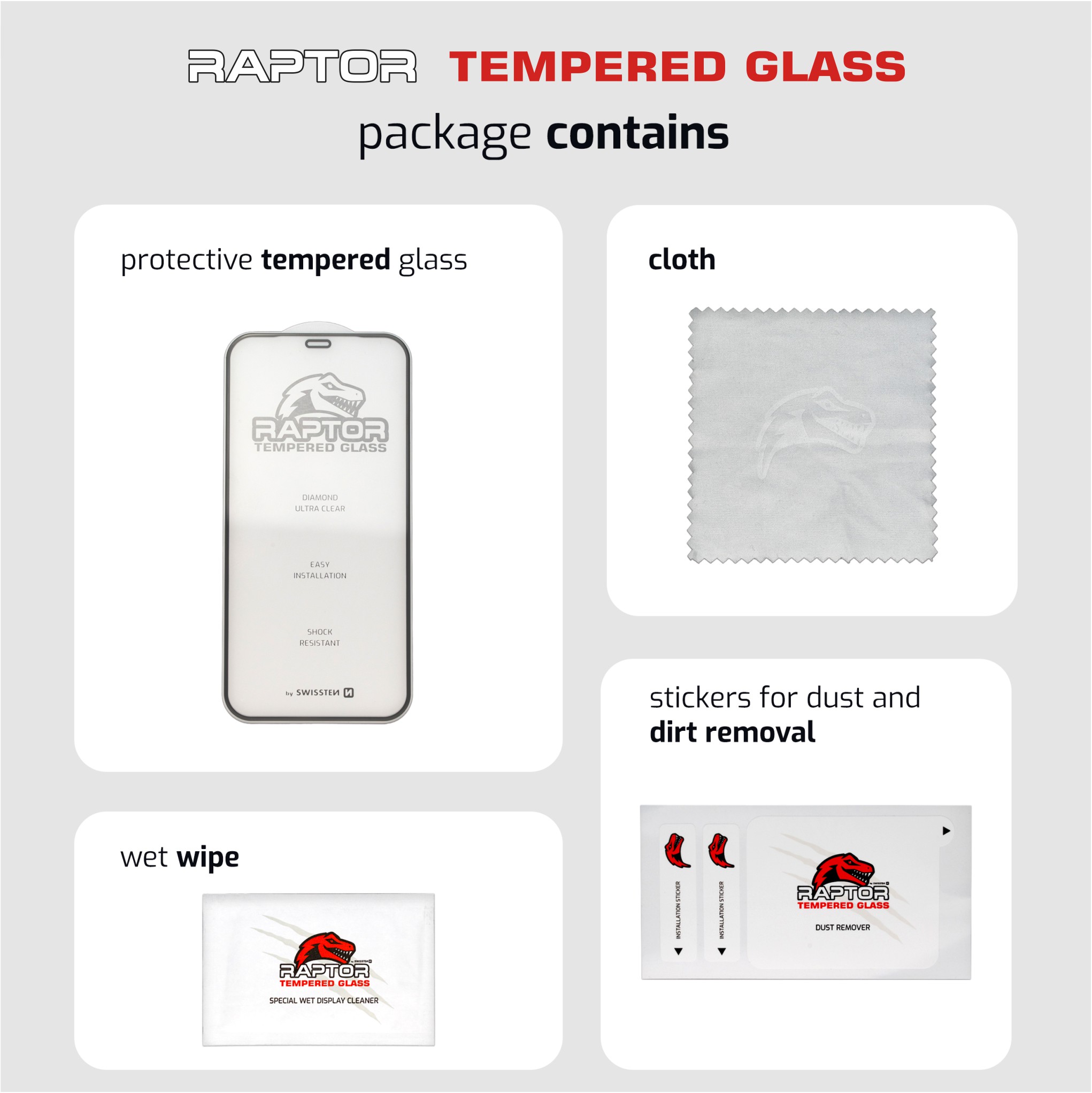Swissten iPhone 14 Raptor Tempered Glass - 84501709