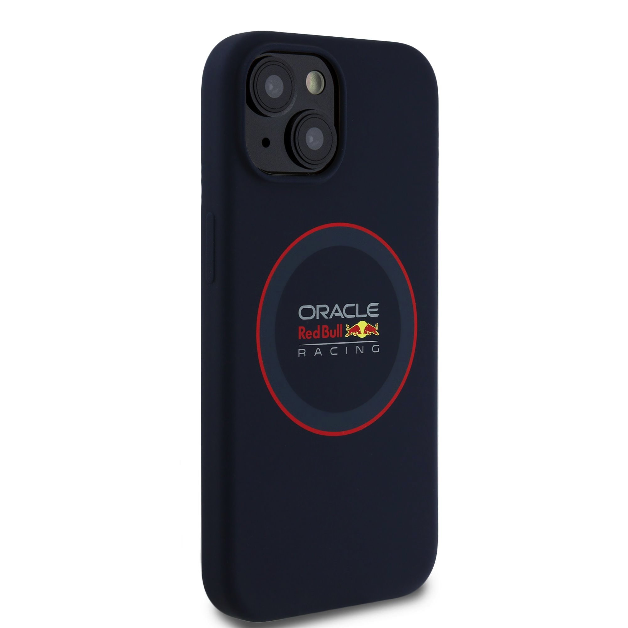 Red Bull iPhone 14 MagSafe Liquid Silicon Case With Ring - 3666339368661 - Navy