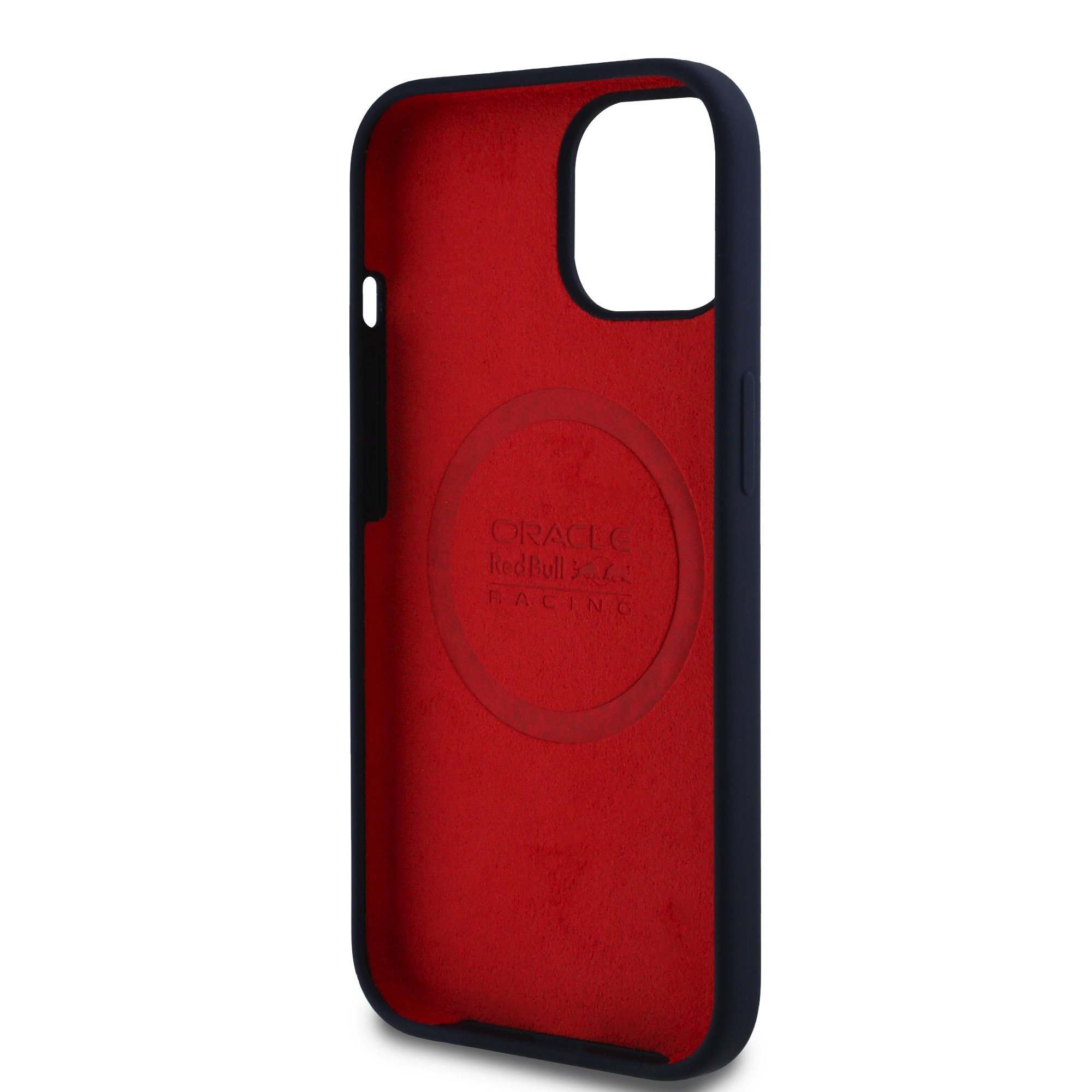 Red Bull iPhone 15 Pro MagSafe Liquid Silicon Case With Ring - 3666339368722 - Navy