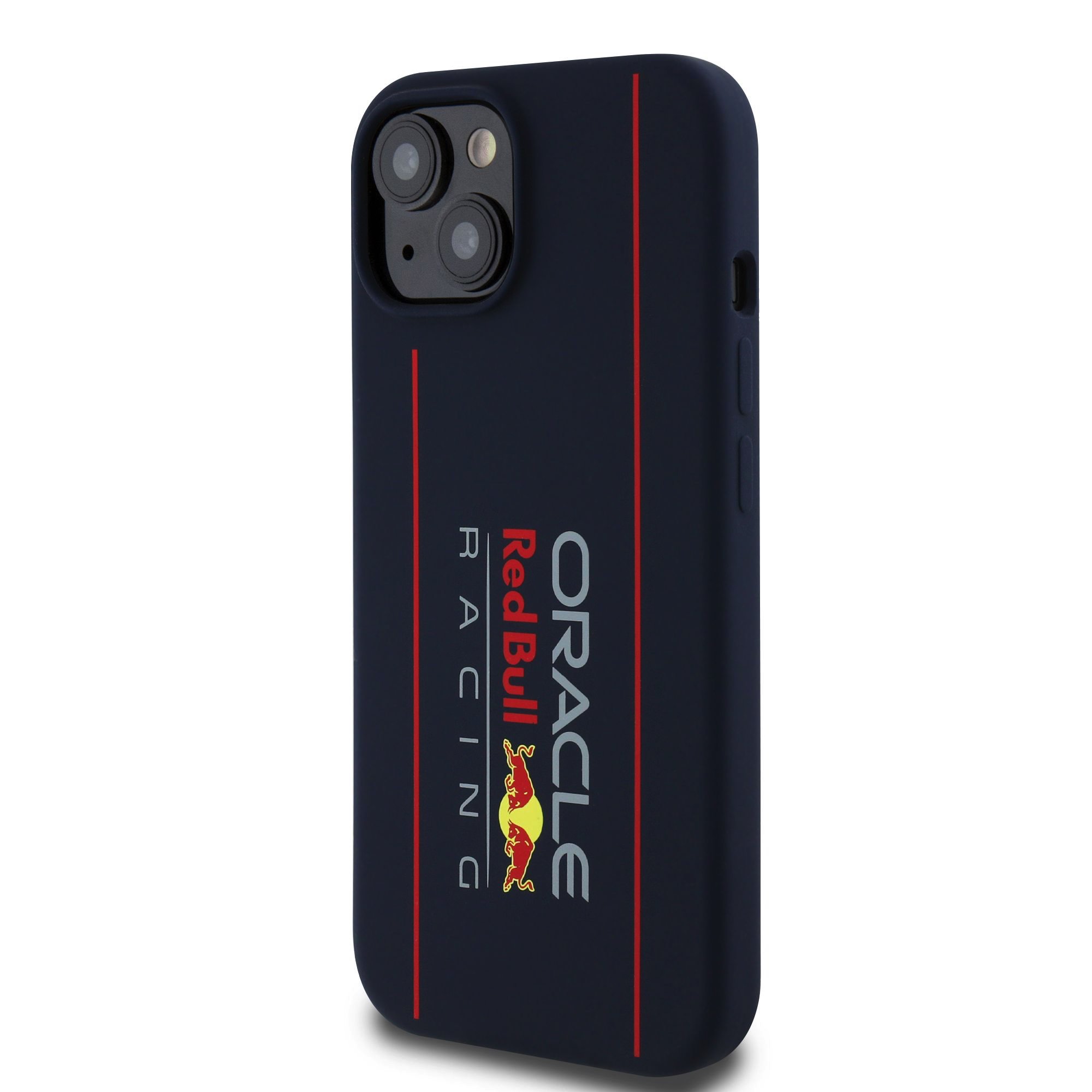 Red Bull iPhone 15 Pro Max MagSafe Liquid Silicon Case With Vertical Logo - 3666339369279 - Navy